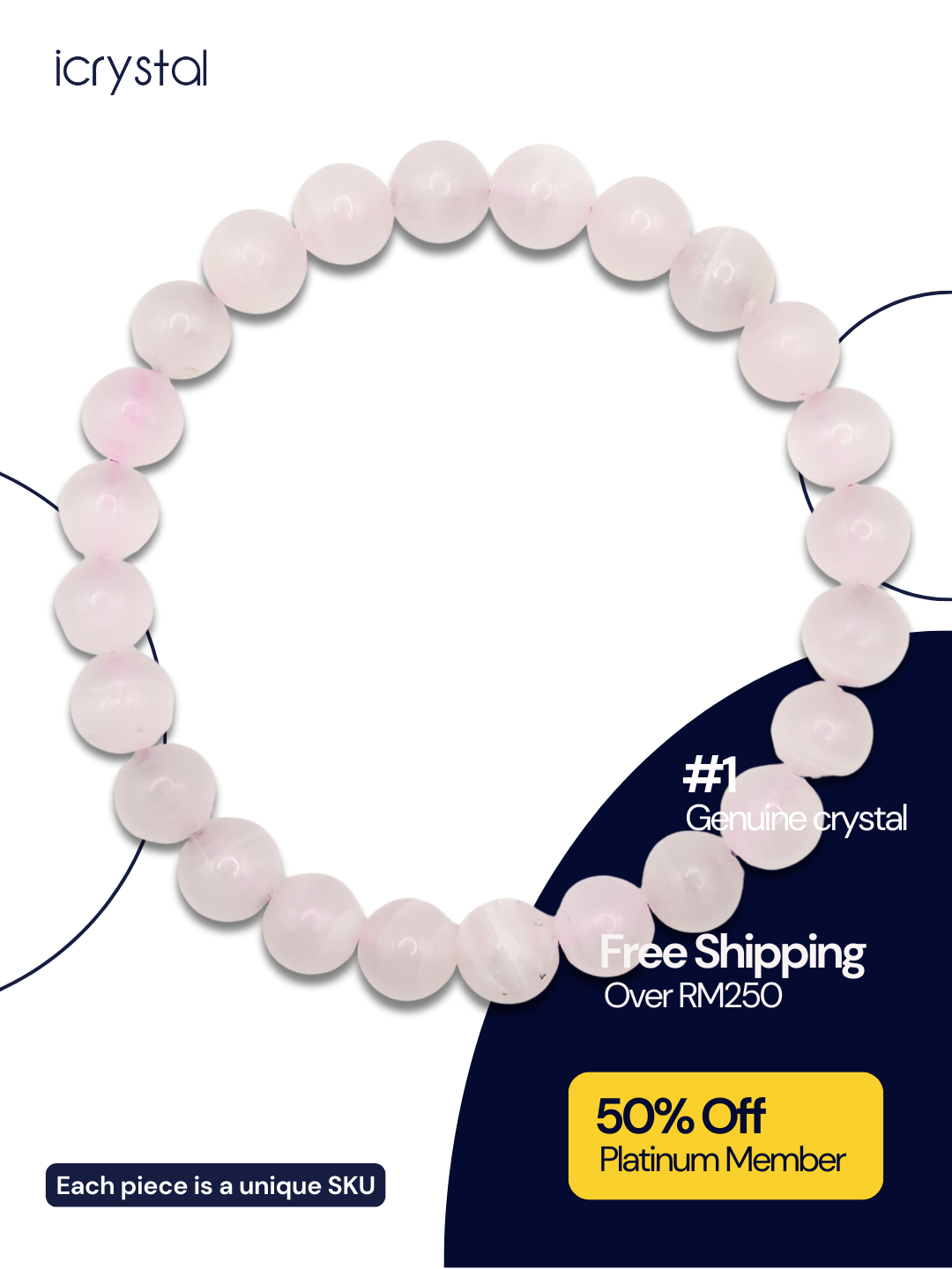 Pink Calcite Bracelet