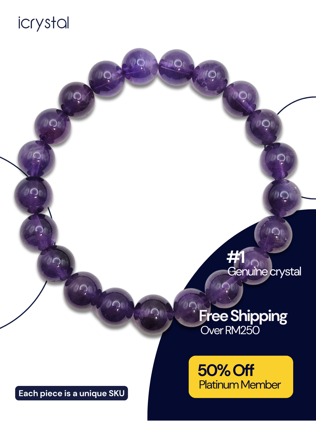 Uruguay Amethyst Bracelet