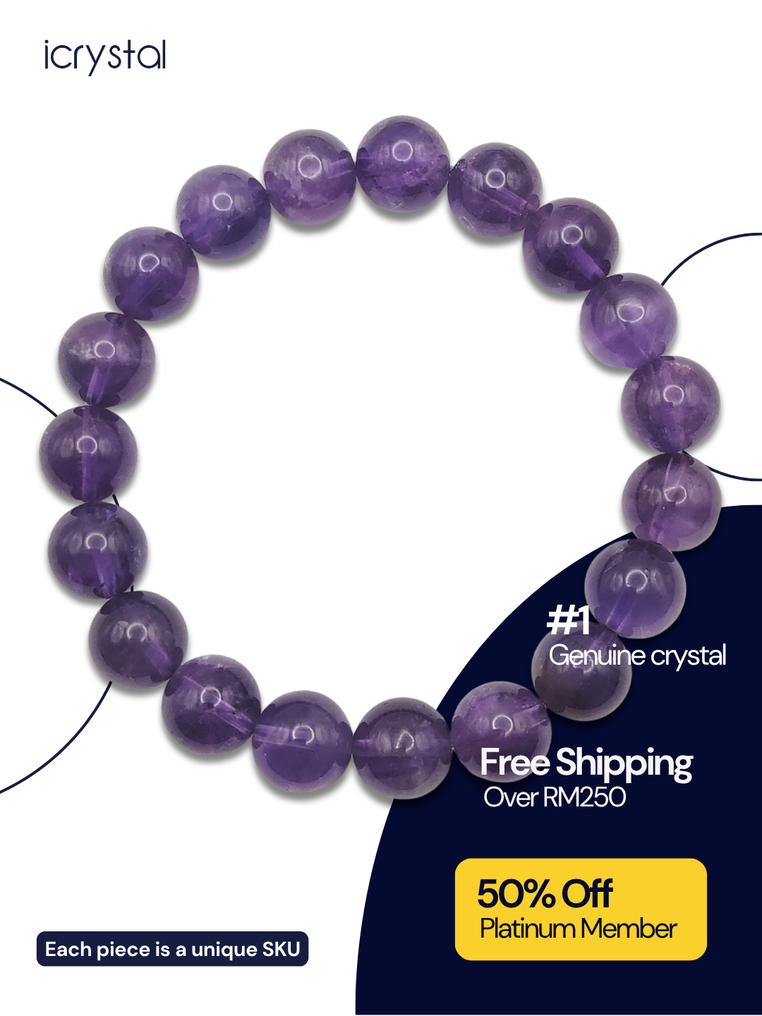 Uruguay Amethyst Bracelet