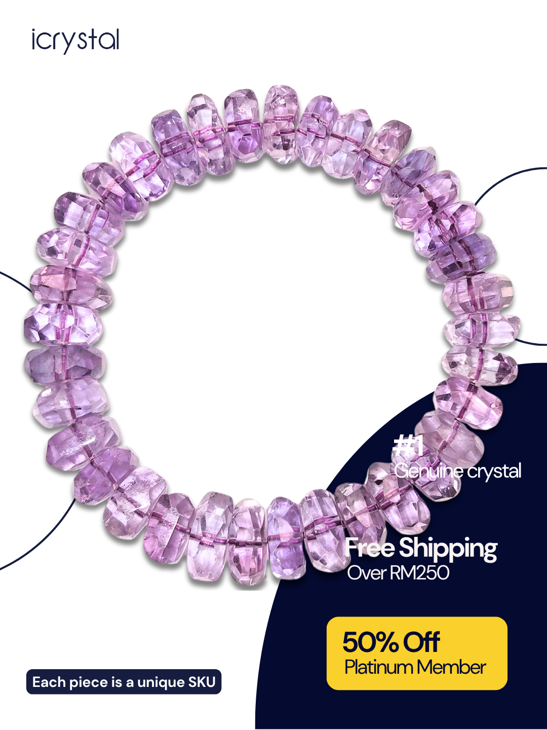 High Grade Bolvia Amethyst Wheel Shape Cuttting Braceet