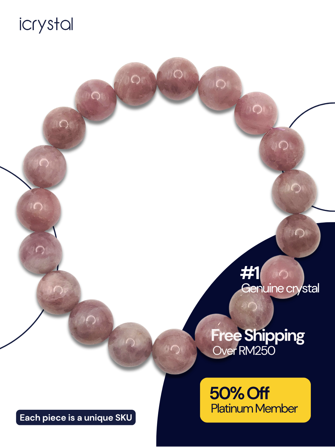 Madagascar Rose Quartz Bracelet