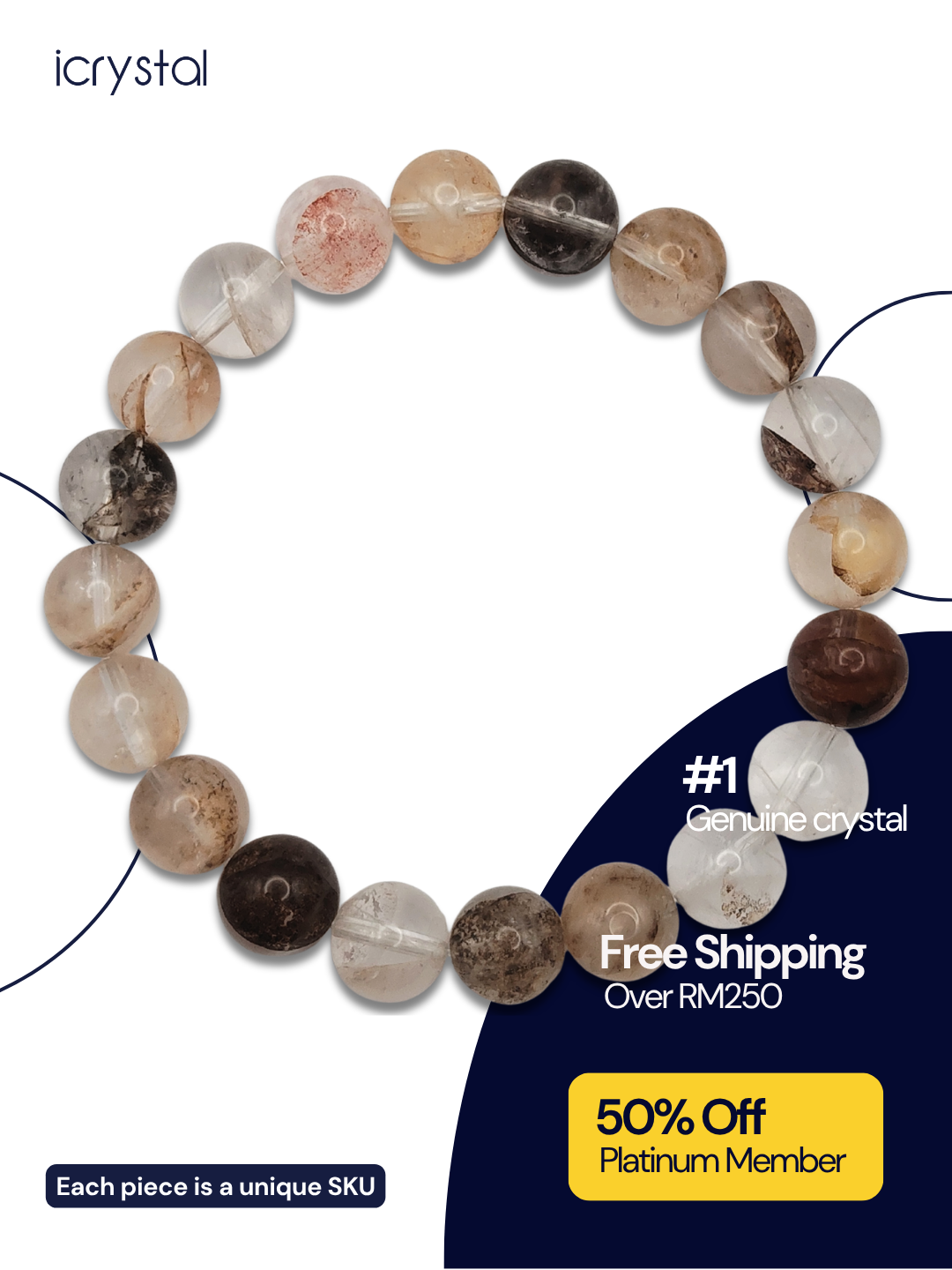 Dendritric Agate Bracelet