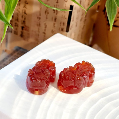 6 May - Red Garnet PiXiu Charm