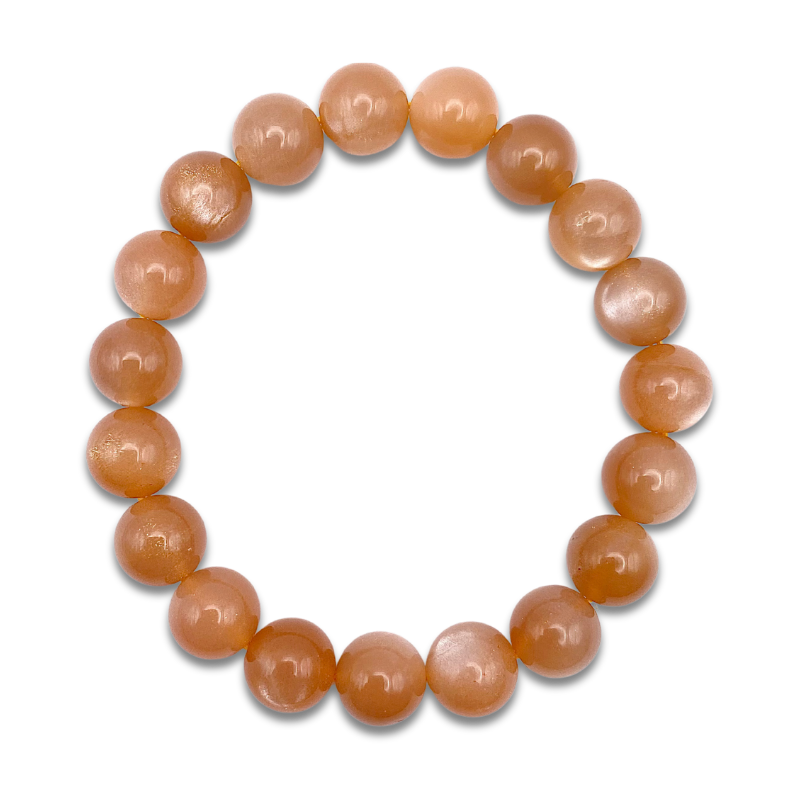 High Grade Orange Moonstone Bracelet