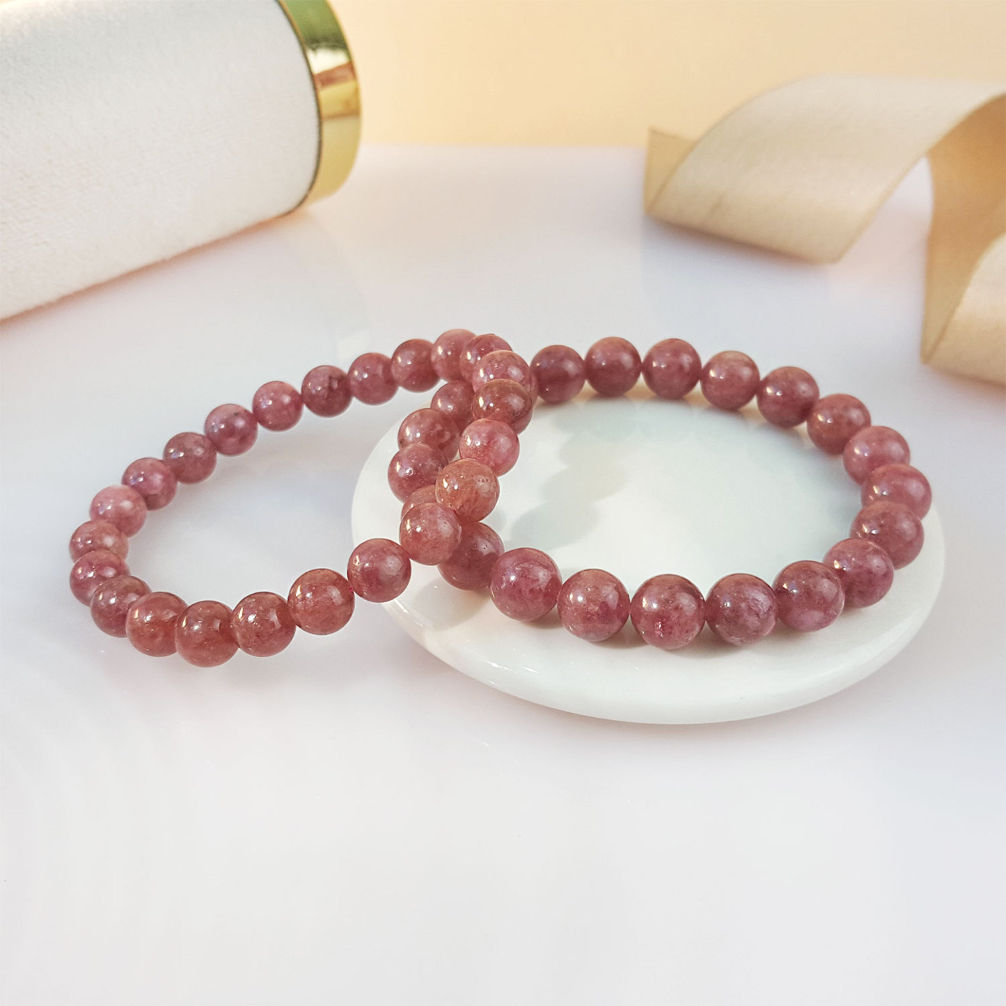 24 July - Pink Tourmaline Bracelet