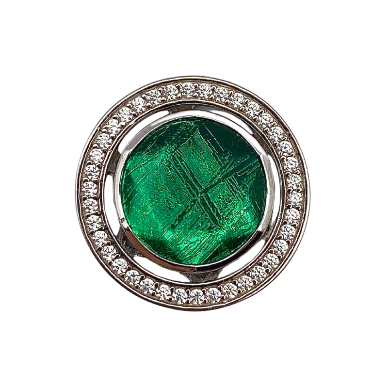 Meteorite David Star Turnable Charm