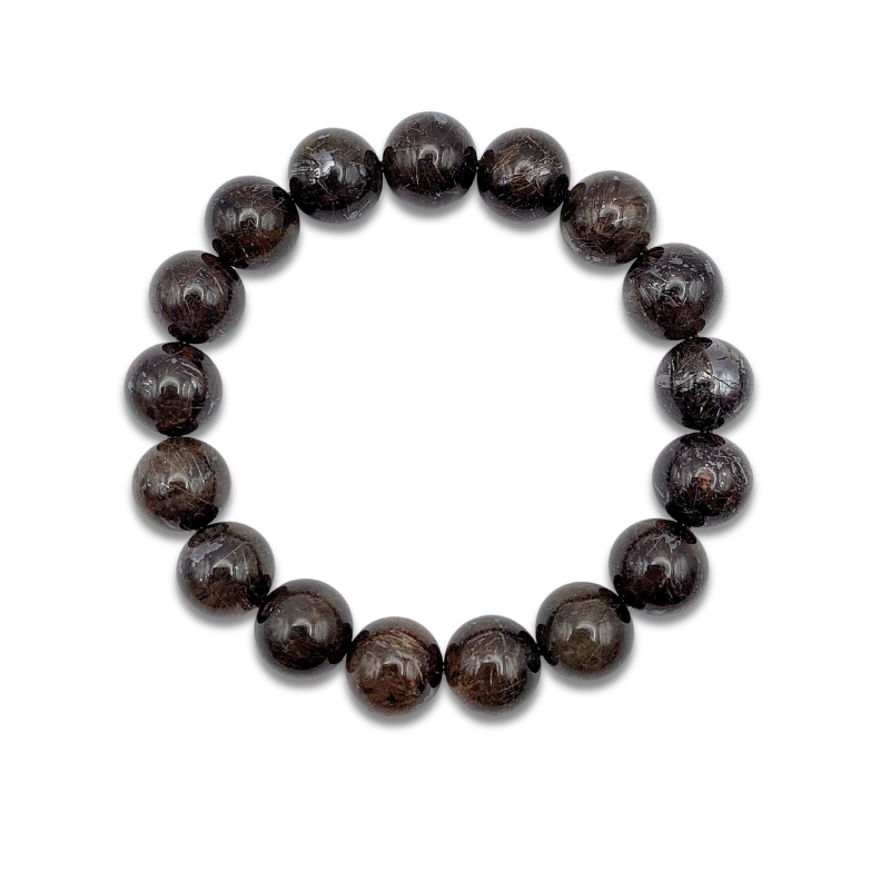 Black Copper Rutilated Bracelet
