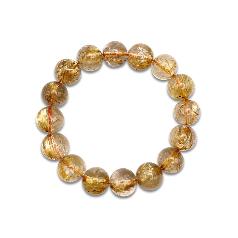 Superior Golden Rutilated Bracelet