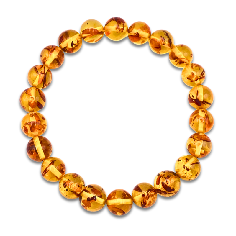 Piebald Amber Bracelet