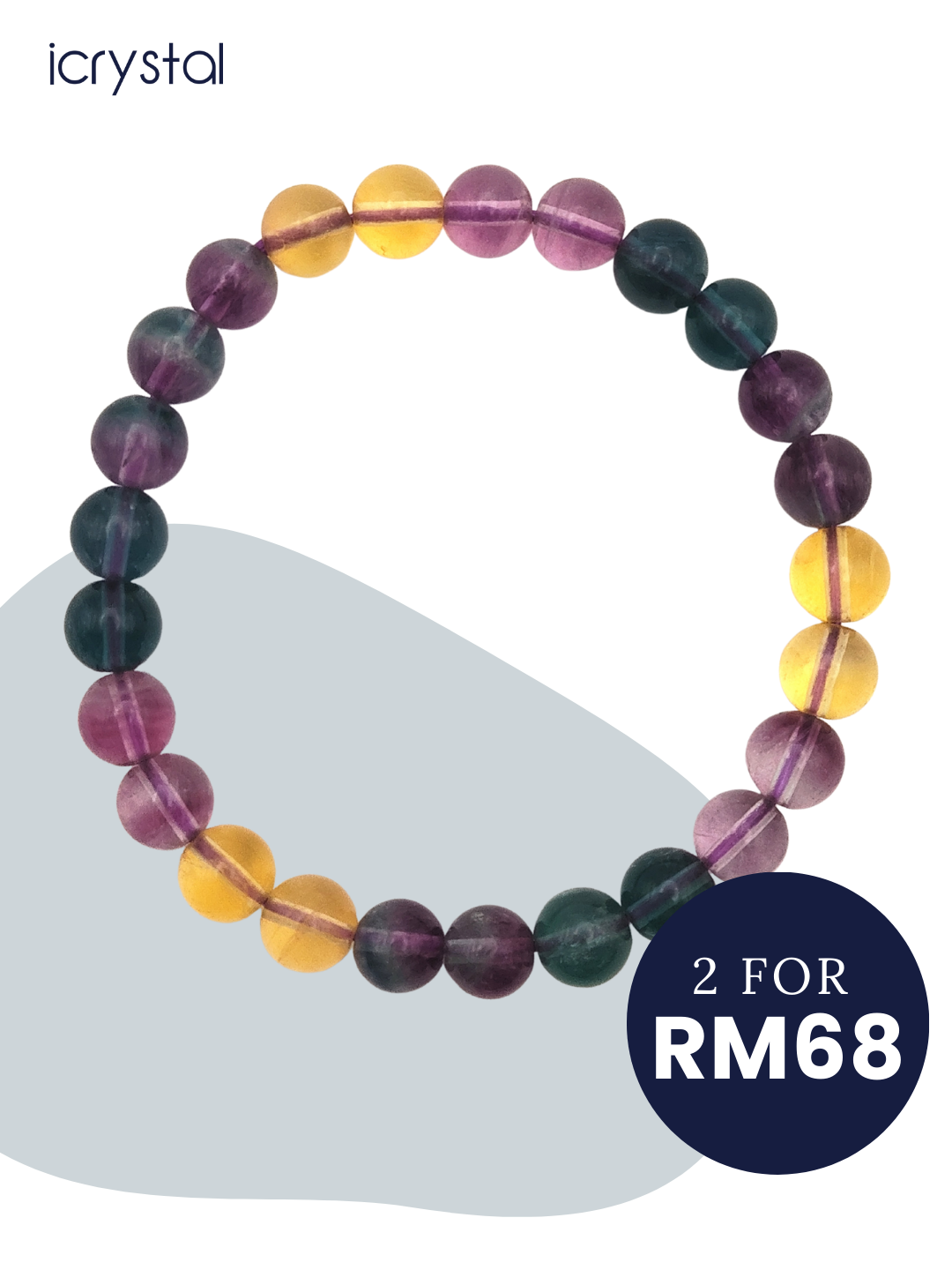 Rainbow Fluorite Bracelet