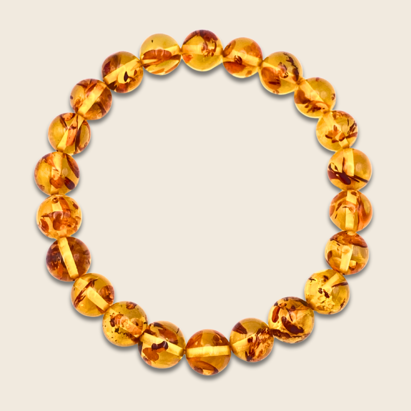 Piebald Amber Bracelet
