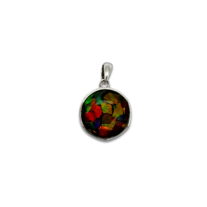 Canada Ammolite Stitching Pendant