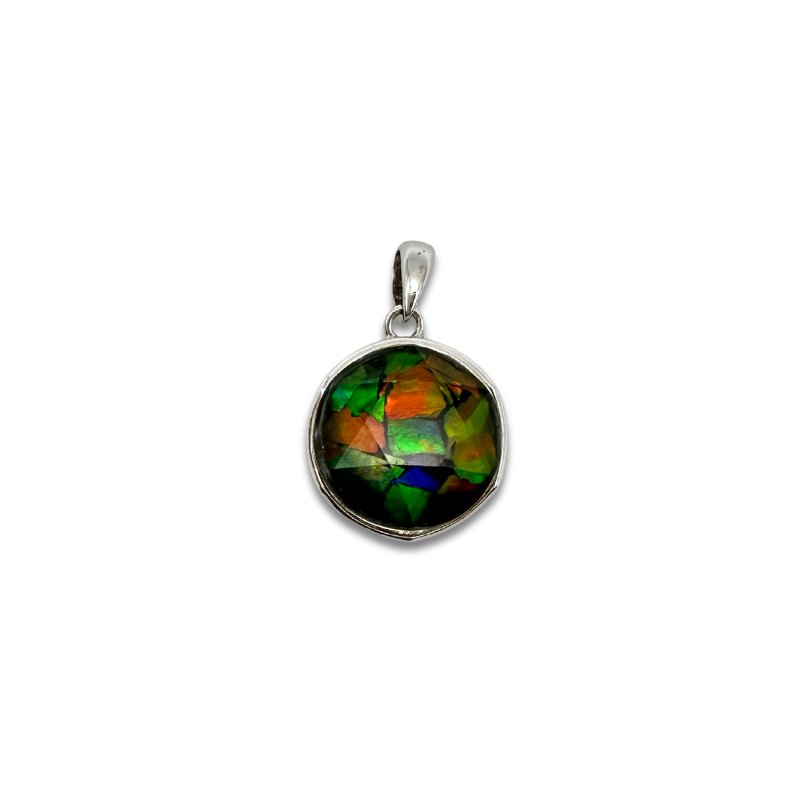 Canada Ammolite Stitching Pendant