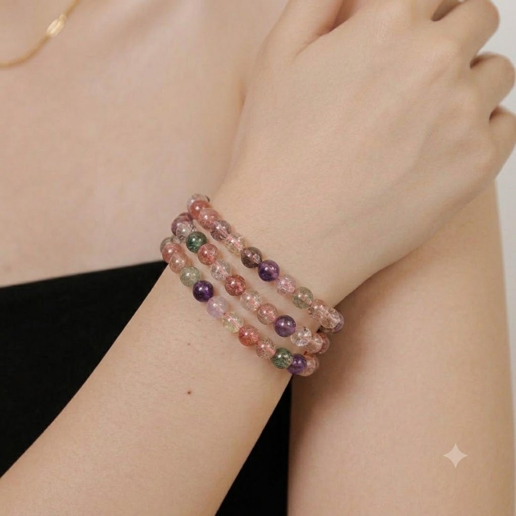 20 July - Mixed Crystal Long Bracelet