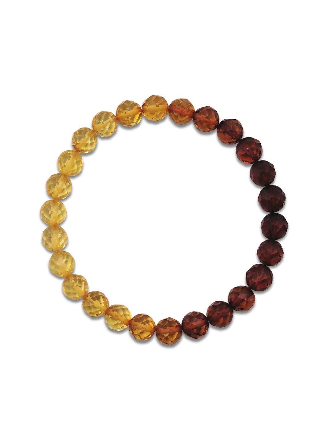 Gradient Amber Cutting Bracelet