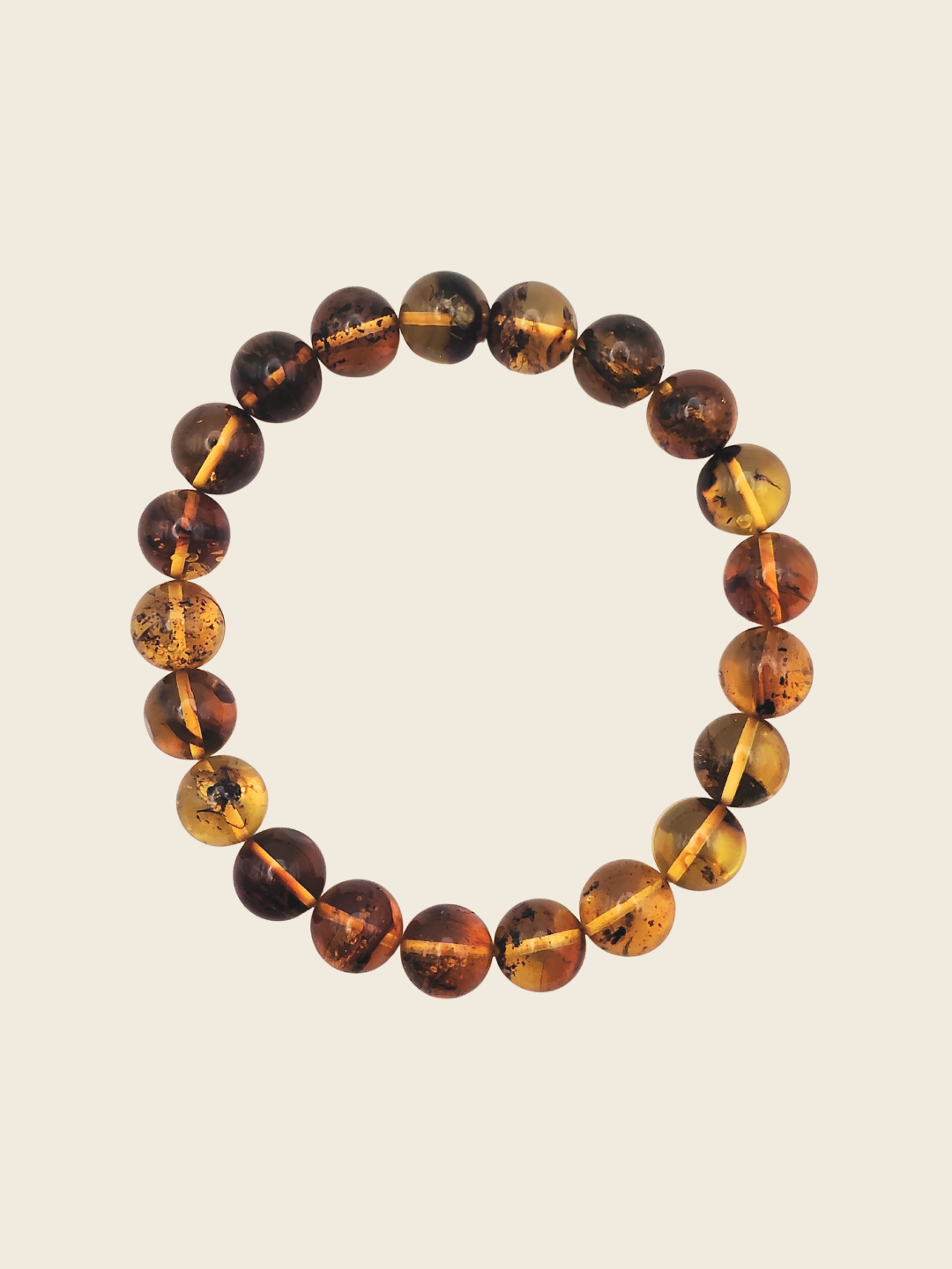 Amber Insect Bracelet