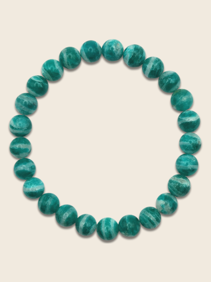 Zebra Amozonite Bracelet