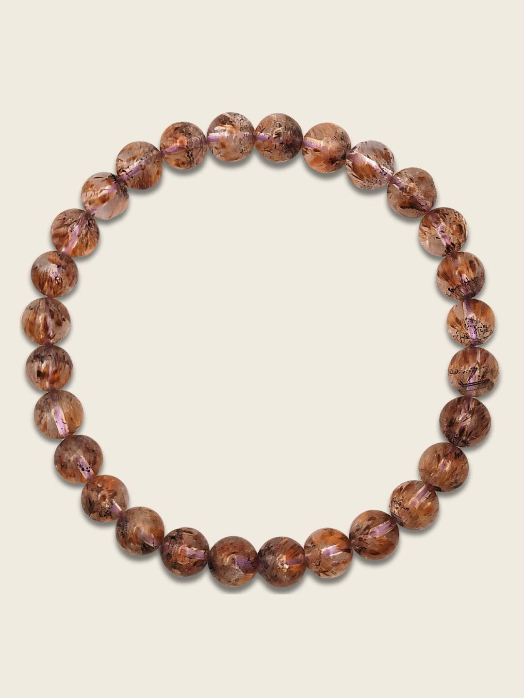 Superior Amethyst Rutilate Bracelet