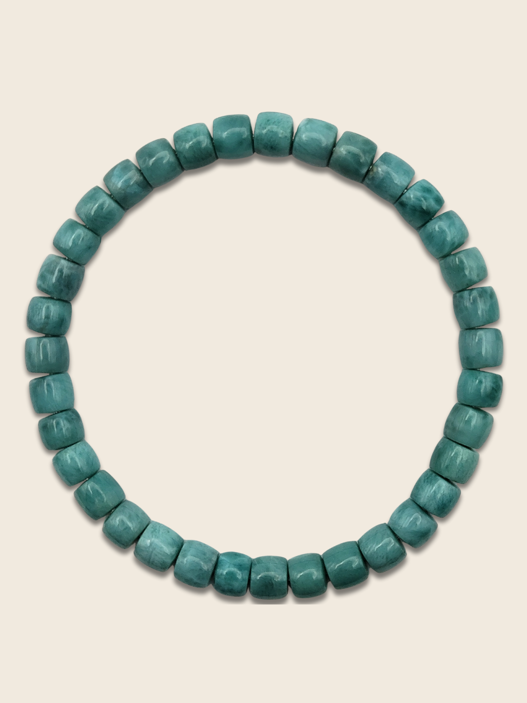 Larimar Drum Shape Bracelet