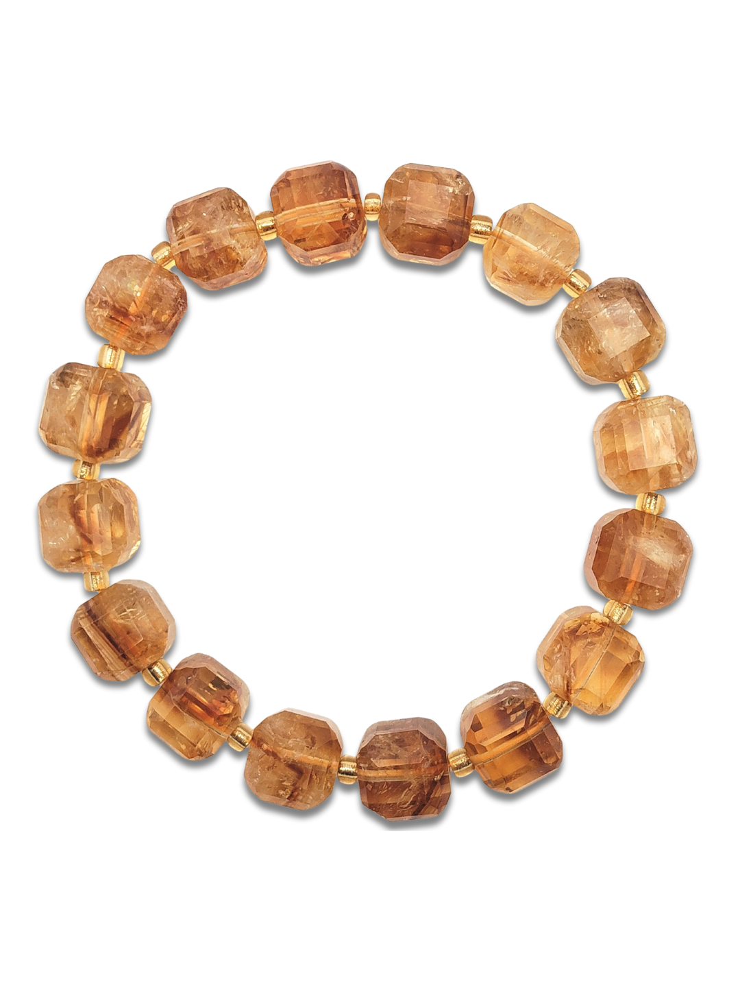 CItrine Cube Bracelet