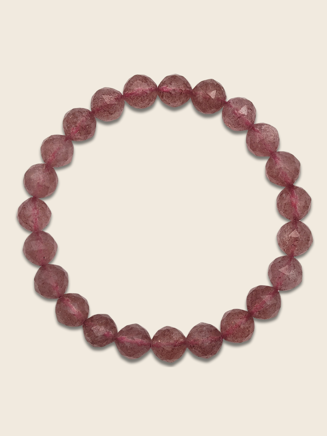 Strawberry Stone Cutting Bracelet