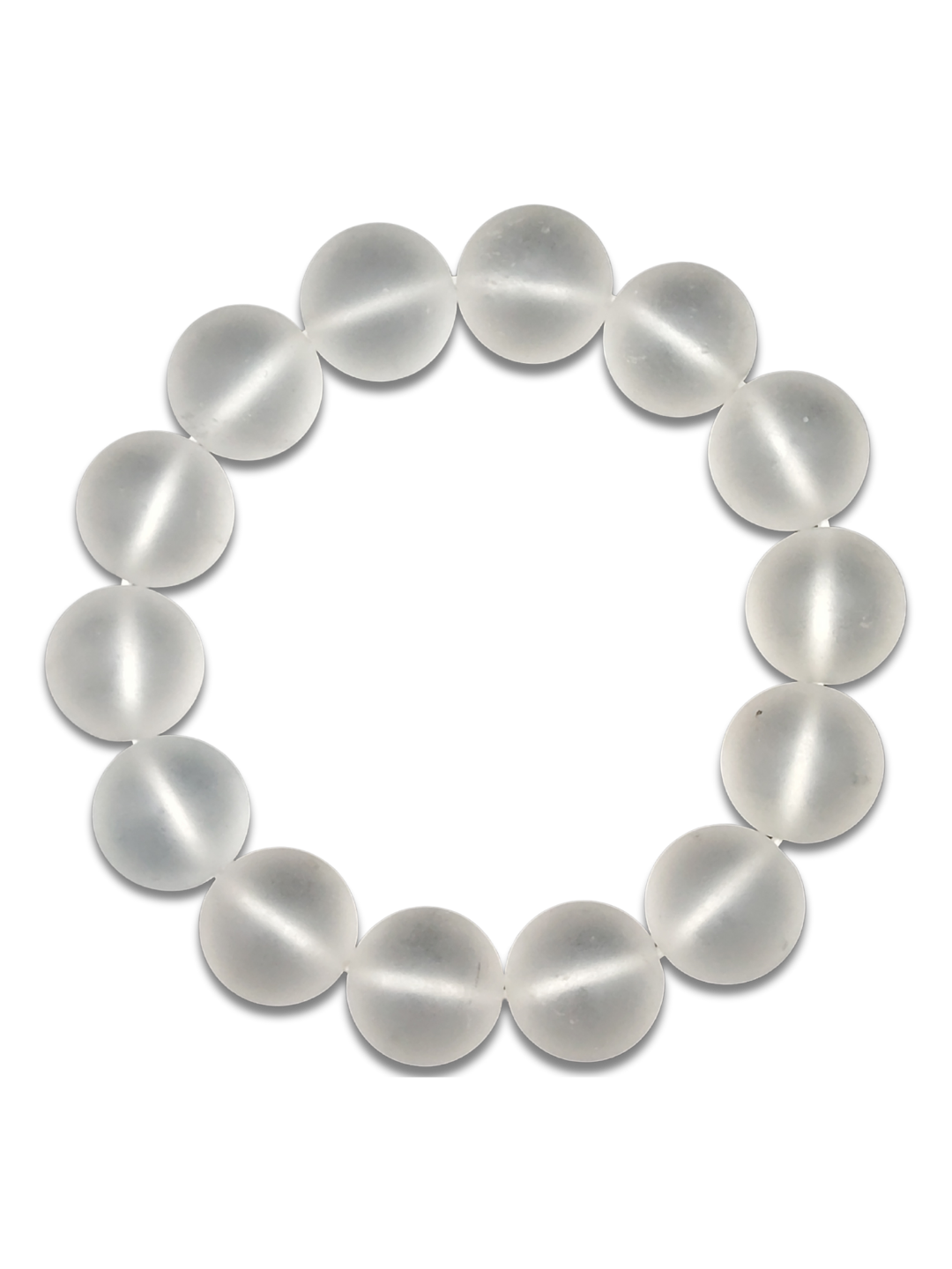 Clear Quartz Frosted Bracelet