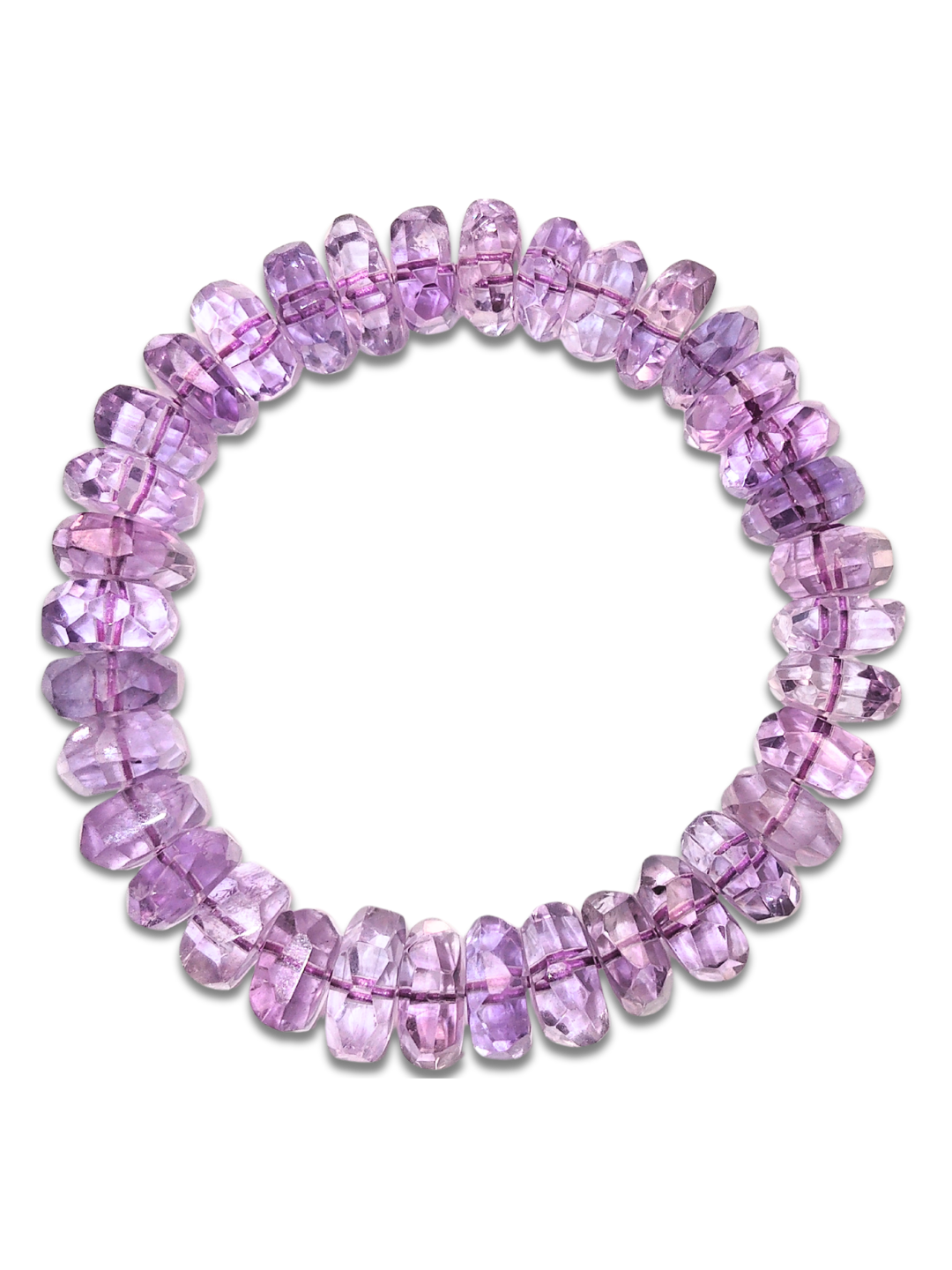 High Grade Bolvia Amethyst Wheel Shape Cuttting Braceet