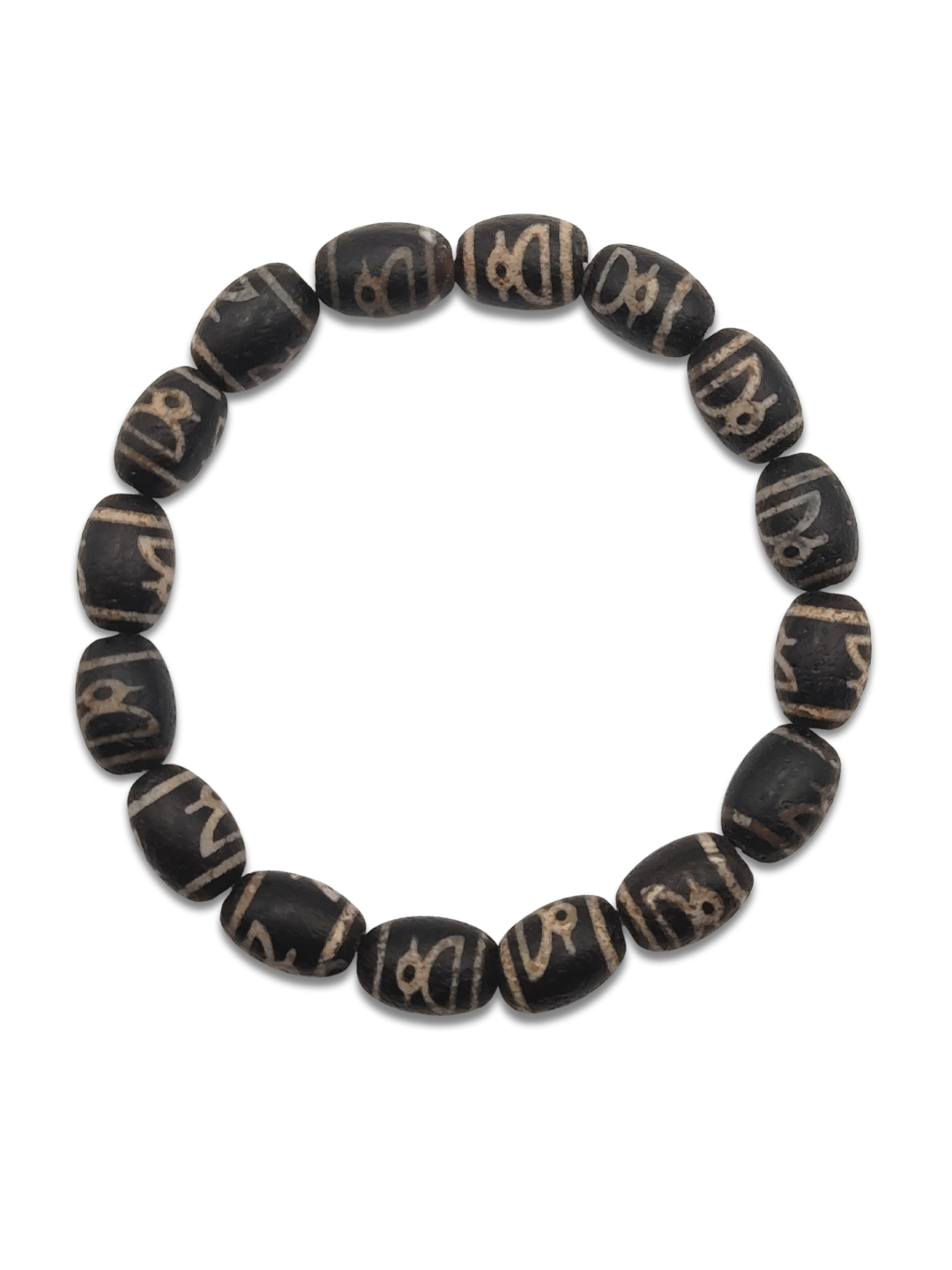 God of Wealth Dzi Bracelet 