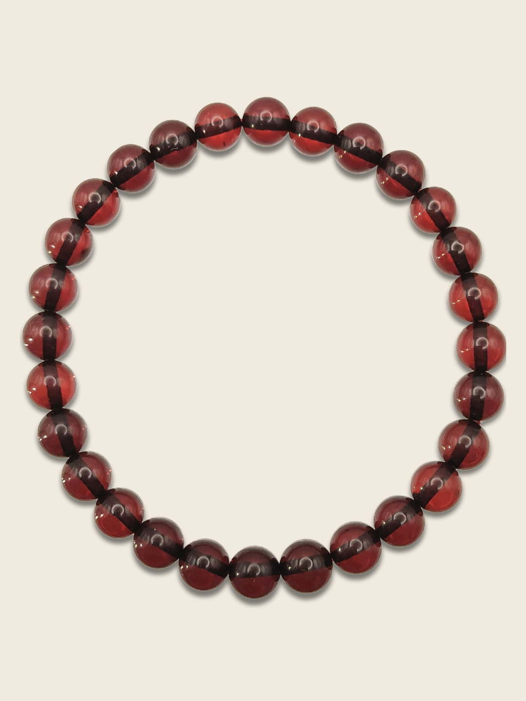 Burmese Blood Amber Bracelet