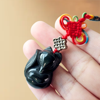 19 Jun - Black Obsidian Charm