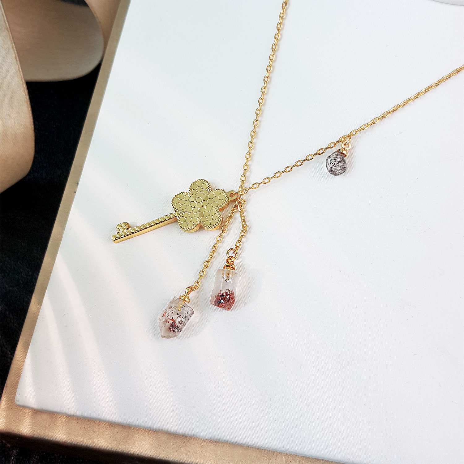 25 Jun - Super Seven Key Sterling Silver Necklace Set