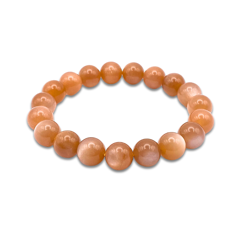 High Grade Orange Moonstone Bracelet