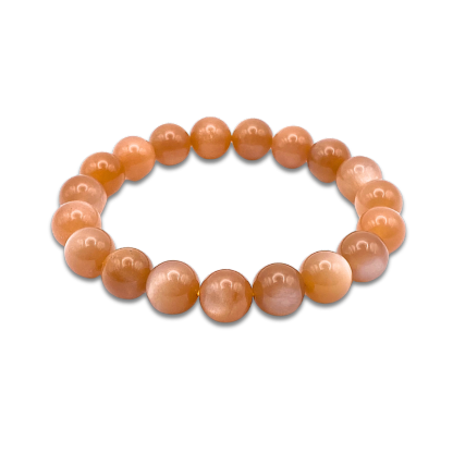 High Grade Orange Moonstone Bracelet