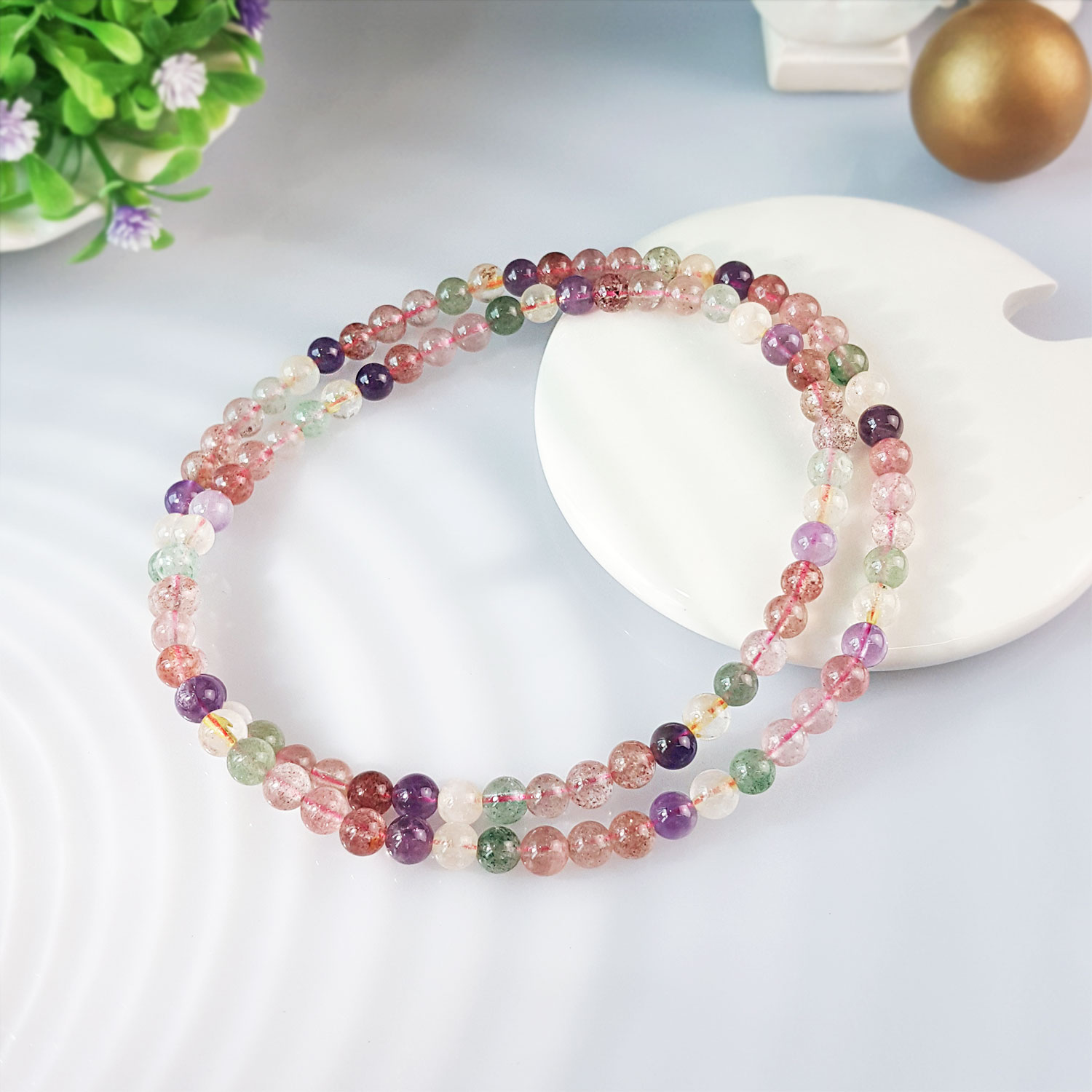 20 July - Mixed Crystal Long Bracelet