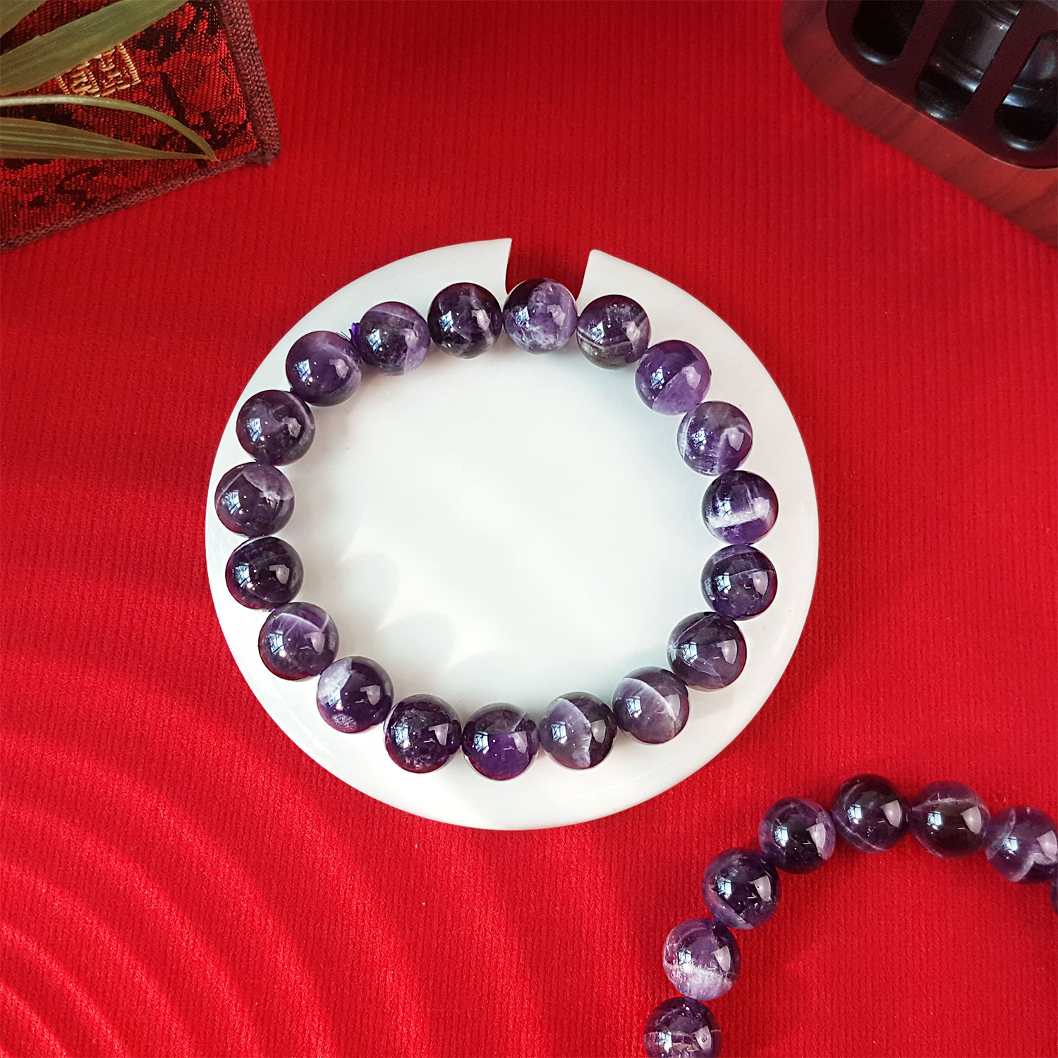 22 July - Amethyst Buddha Tooth Bracelet