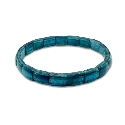High Grade Green Kyanite Flat Bracelet