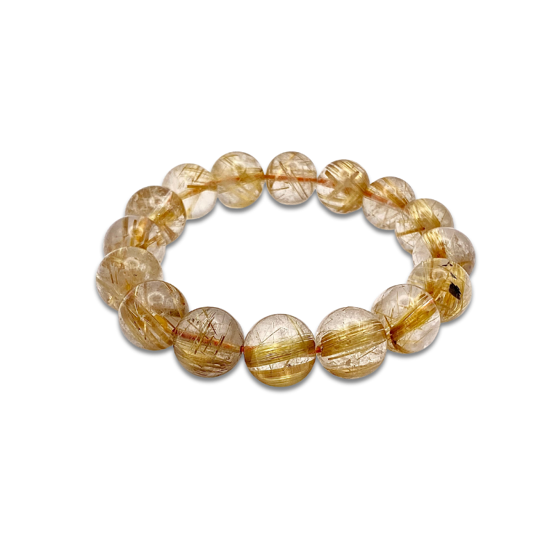 Superior Golden Rutilated Bracelet