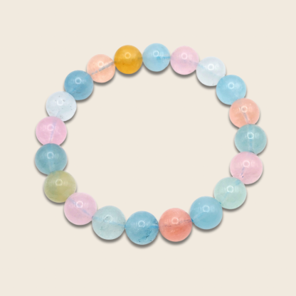 Iced Grade Morganite Bracelet