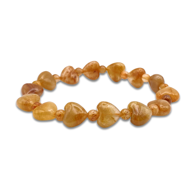 Venus Rutile Heart Shape Bracelet