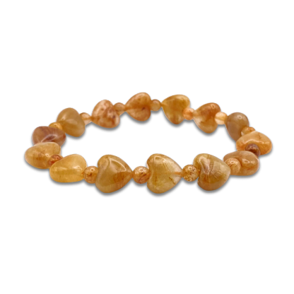 Venus Rutile Heart Shape Bracelet