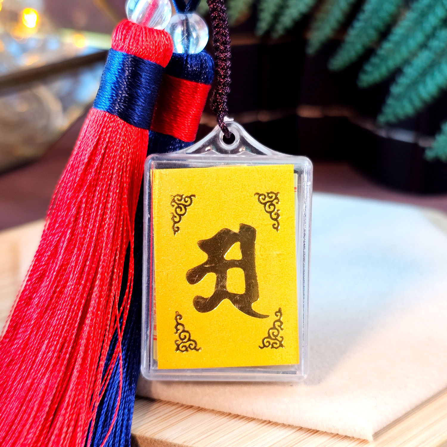 20 Mar - Wood Buddha Charm