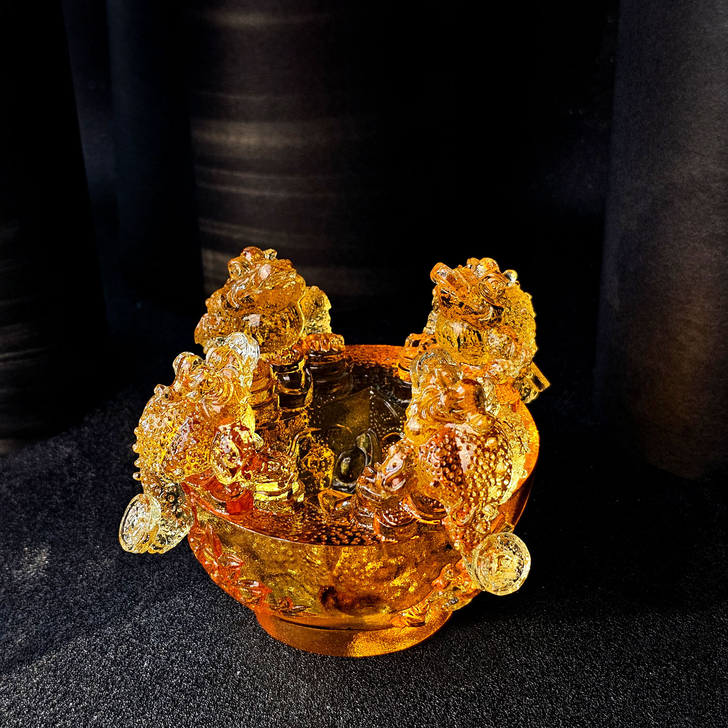 Colour Liuli Wealth Toad Pleasure Basin