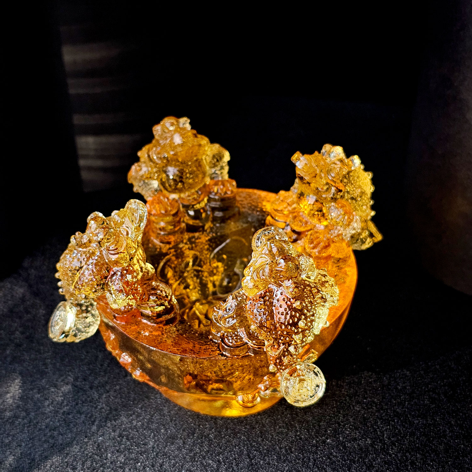 Colour Liuli Wealth Toad Pleasure Basin