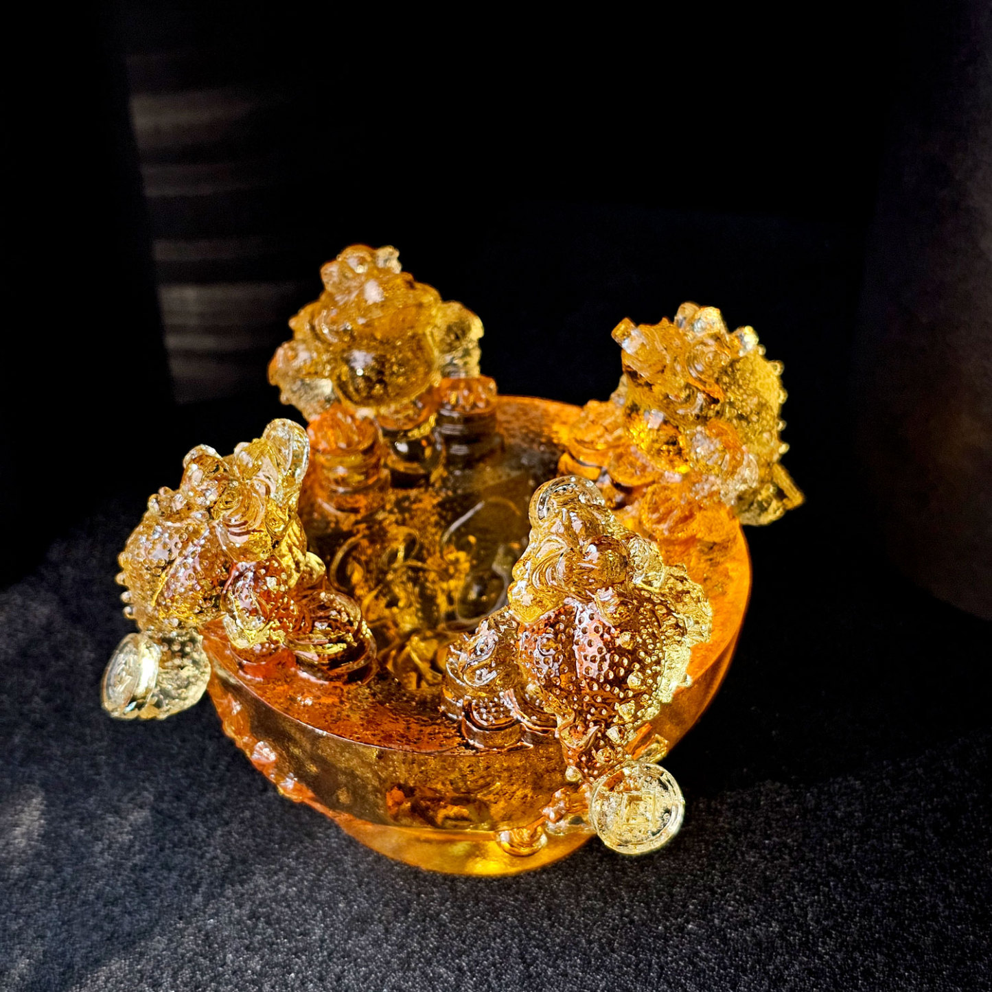 Colour Liuli Wealth Toad Pleasure Basin