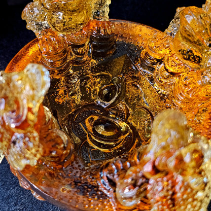 Colour Liuli Wealth Toad Pleasure Basin