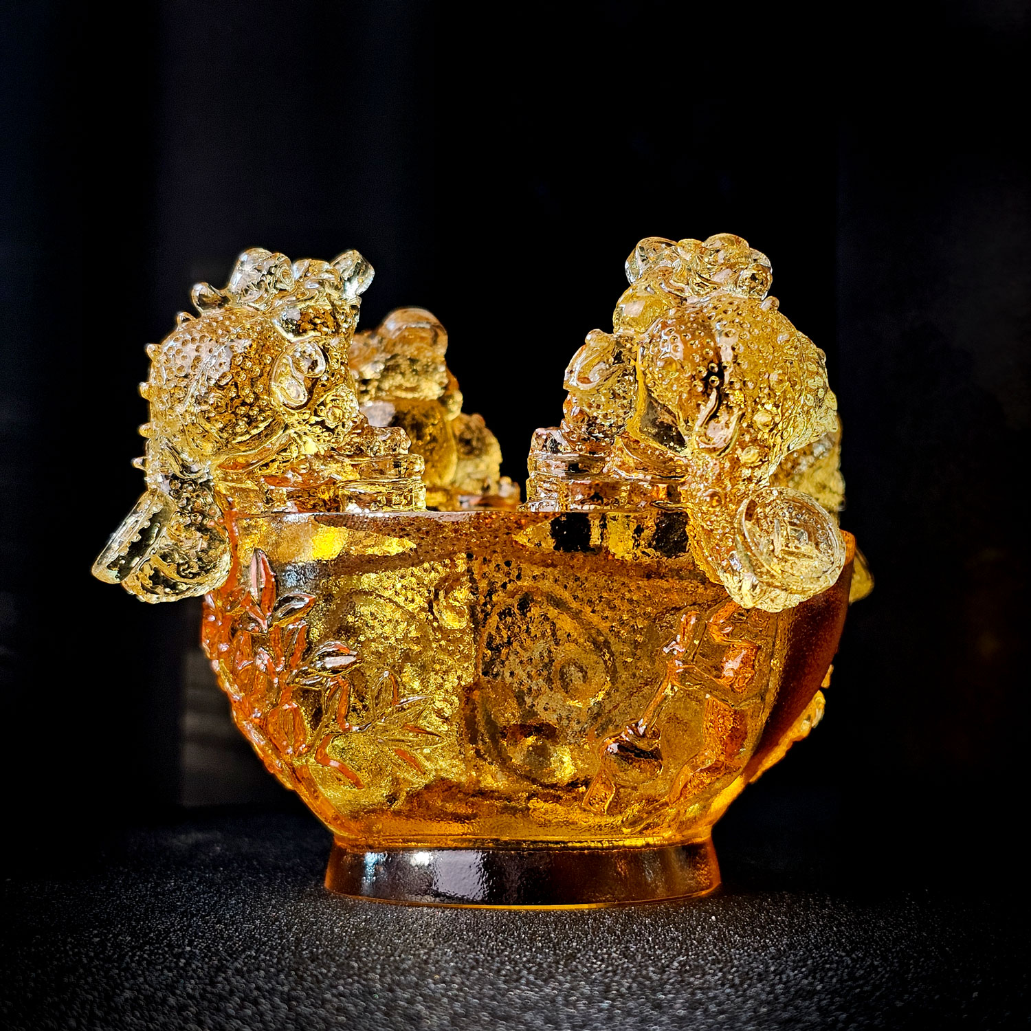 Colour Liuli Wealth Toad Pleasure Basin