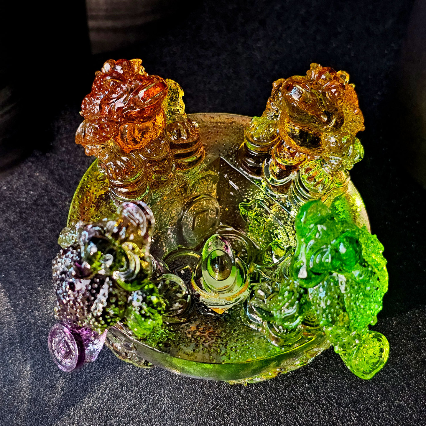 Colour Liuli Wealth Toad Pleasure Basin