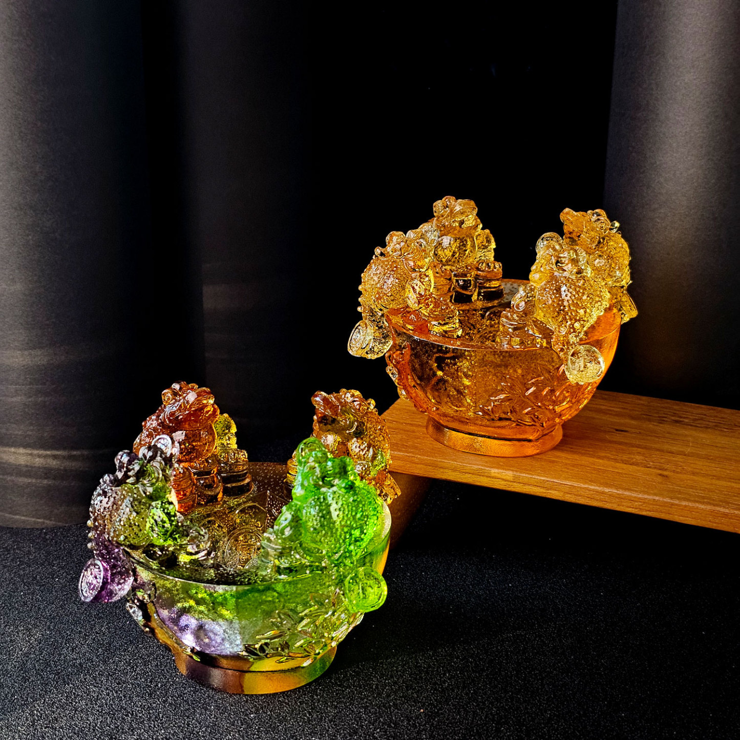 Colour Liuli Wealth Toad Pleasure Basin