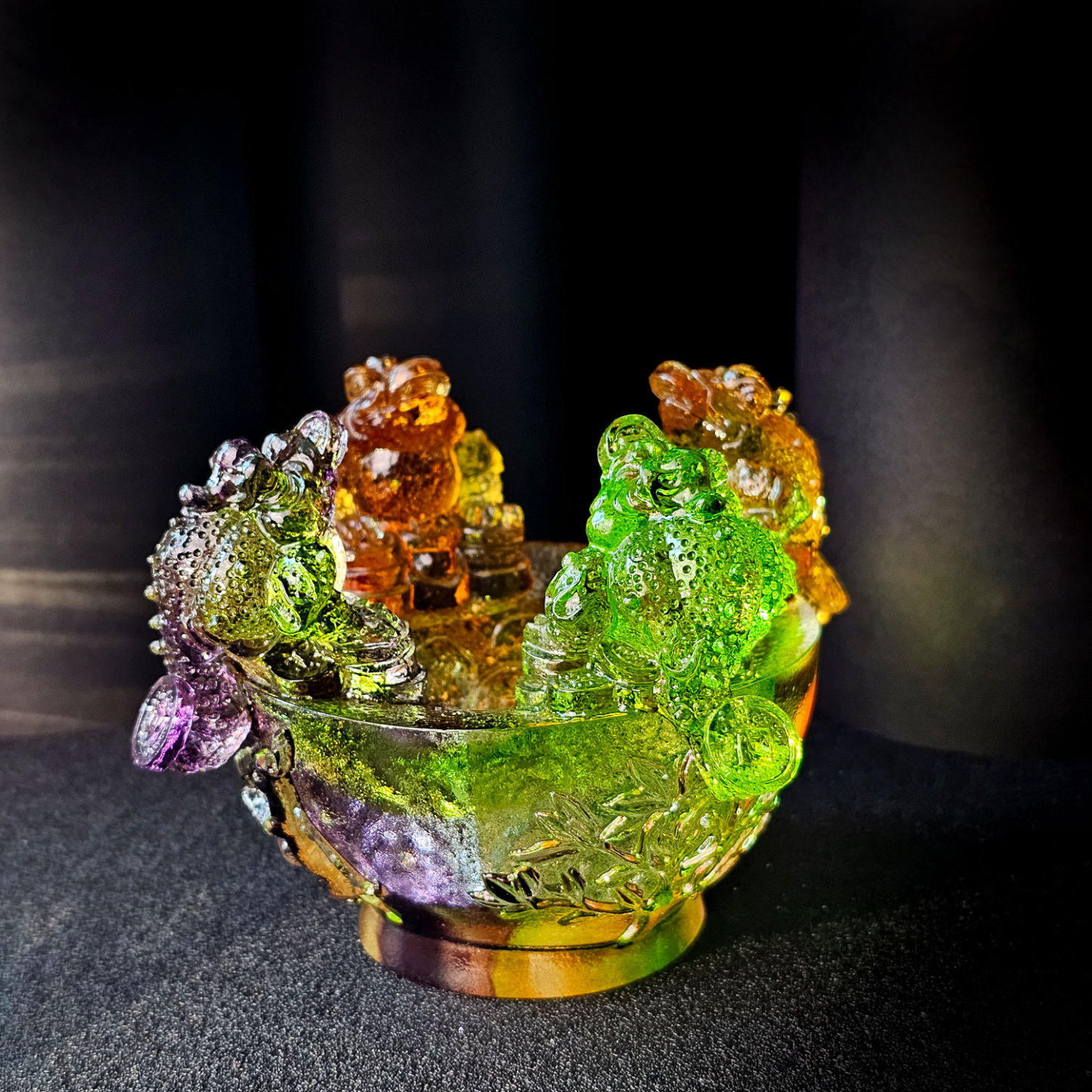 Colour Liuli Wealth Toad Pleasure Basin