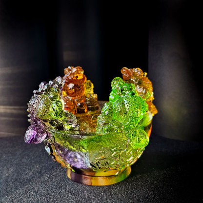 Colour Liuli Wealth Toad Pleasure Basin